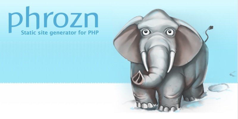 Phrozn is static site generator written in PHP.